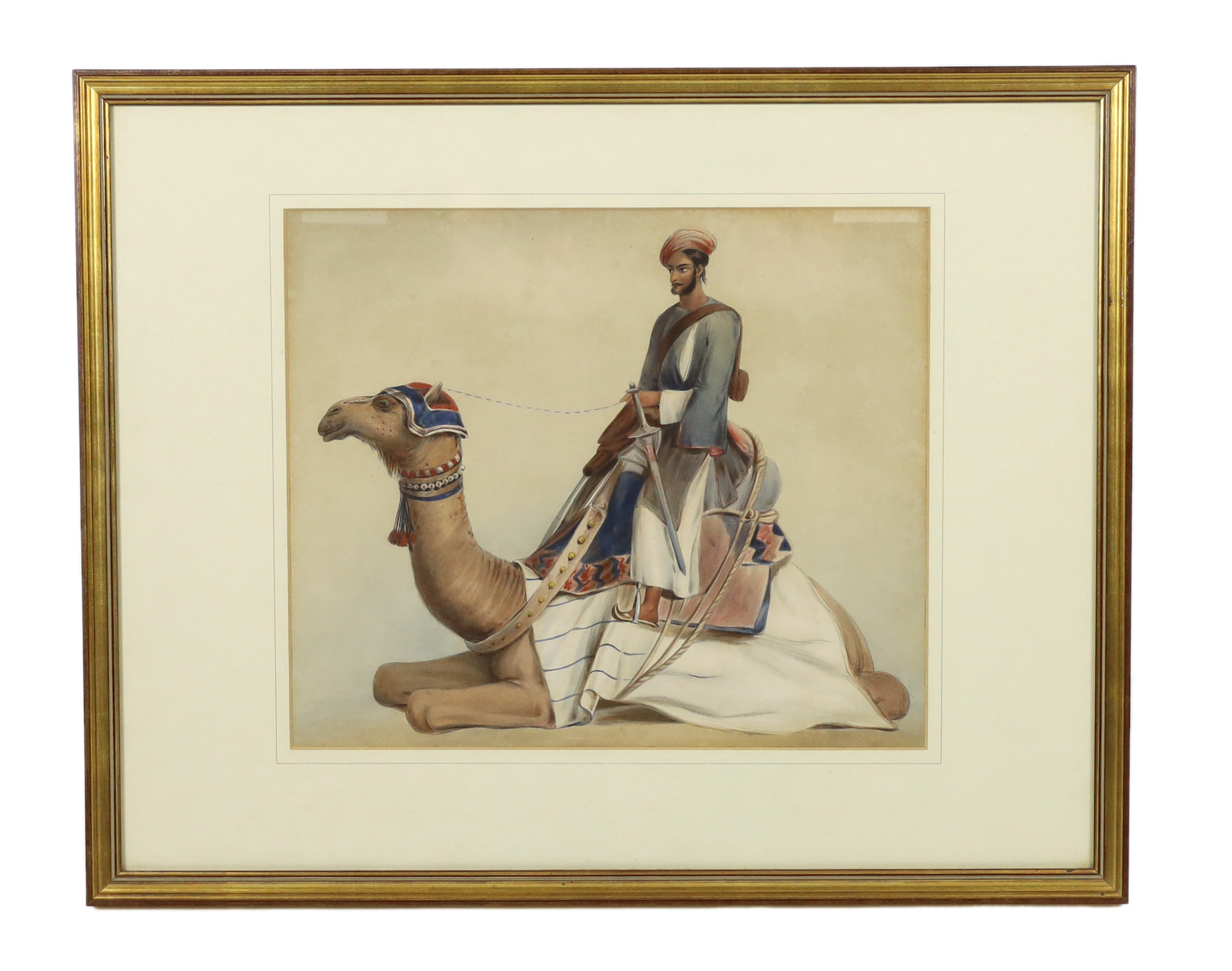 Lowes-Dickinson, after Emily Eden (1797-1869) - a hand-coloured lithograph - ‘’A Shootr-Suwar’’. Plate 20 from ‘’Portraits of the Princes and Peoples of India’’